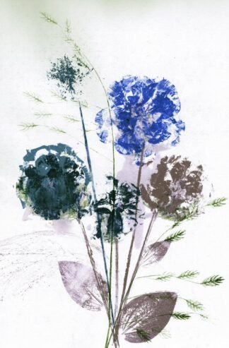 FLOWER BOUQUET BLUE