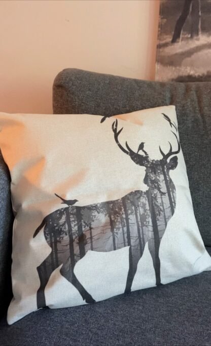 coussin cerf